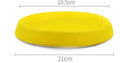 Yellow EVA dog throwing toy weighing 70g for interactive training and bonding play