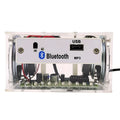 Bluetooth speaker DIY electronic assembly kit with transparent casing and loose components