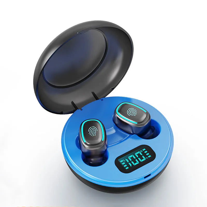Private mould TWS Bluetooth 5.0 headset in white, black, and red colour options