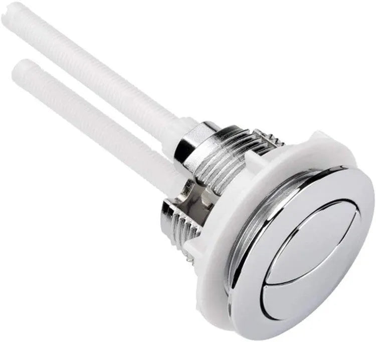 38mm ABS plastic toilet flush button with double buttons for partial and full flush options