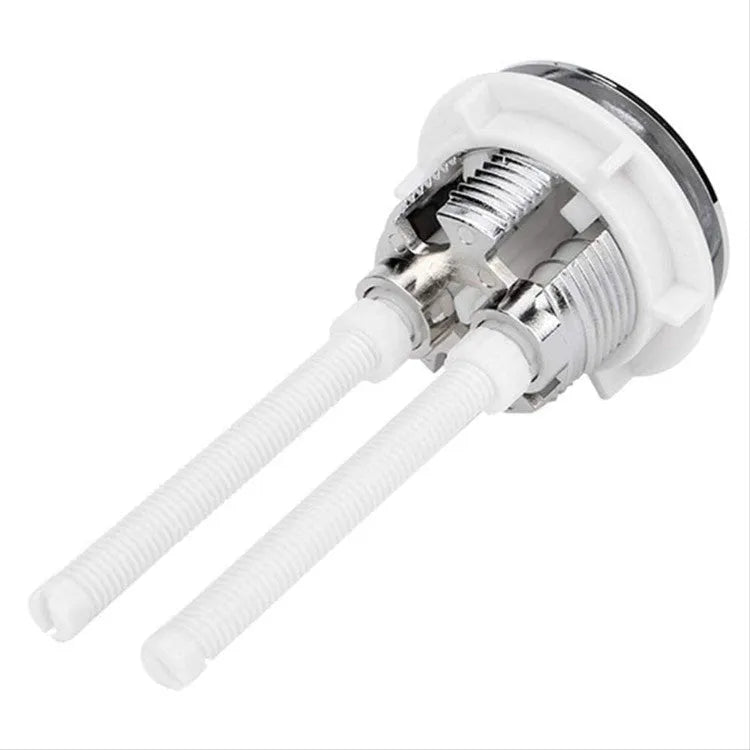 38mm ABS plastic toilet flush button with double buttons for partial and full flush options