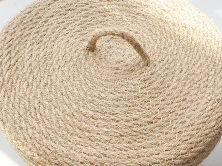 Japanese-style linen storage basket with dustproof cover in three sizes for bedroom organisation