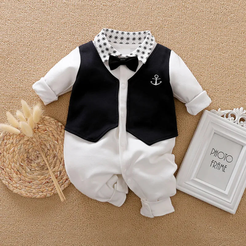 Cotton baby jumpsuit in multiple styles and sizes for infants 59cm to 90cm
