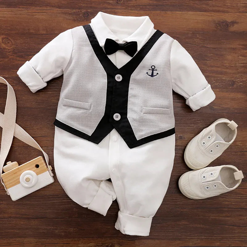 Cotton baby jumpsuit in multiple styles and sizes for infants 59cm to 90cm