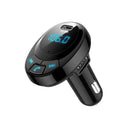 Voiture MP3 Bluetooth car charger with digital display and dual USB ports for in-car charging