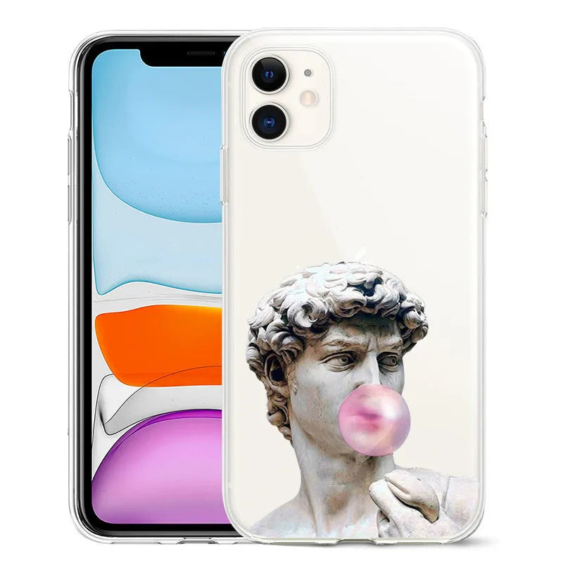 Van Gogh starry night printed TPU back cover case for Apple iPhone 12 and other models