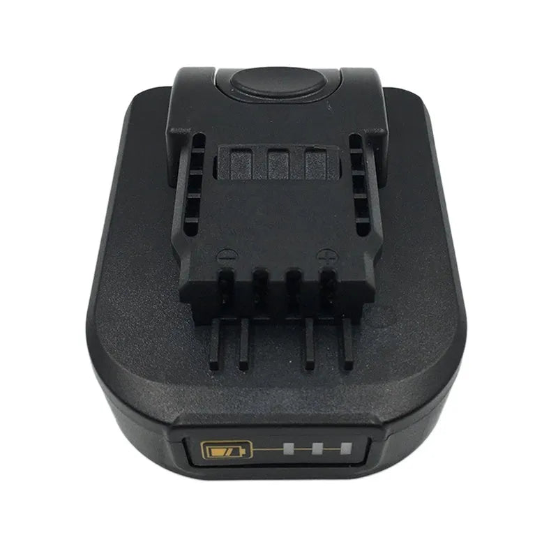 Black Makita to Wox power tool battery converter adapter