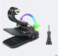 GoPro backpack clip with 360-degree rotation mechanism and adjustable clamp for action cameras