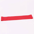 Latex resistance band 500mm x 50mm x 0.3mm in orange, pink, or red for yoga and fitness exercise