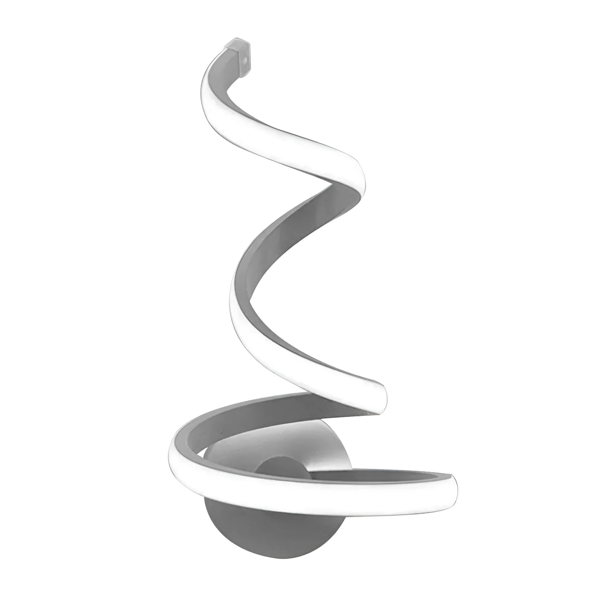 Modern aluminium decorative wall lamp with dual colour LED options for multiple room illumination