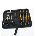 RC model toolkit with titanium screwdriver sets, socket tools, and storage bags