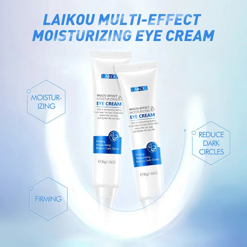 30g white moisturizing eye cream in paste form with glycerin for general skin types