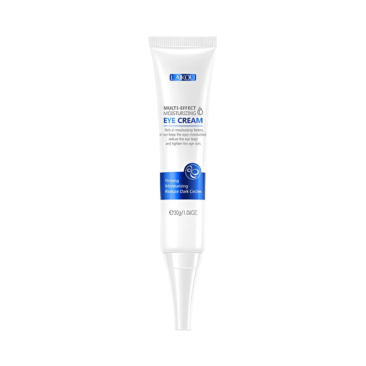 30g white moisturizing eye cream in paste form with glycerin for general skin types