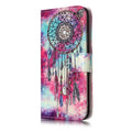 Flip wallet phone case with 3D cartoon animal design for iPhone showing book-style closure