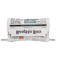 White PU leather ladies small square envelope shoulder bag with letter print and chain strap
