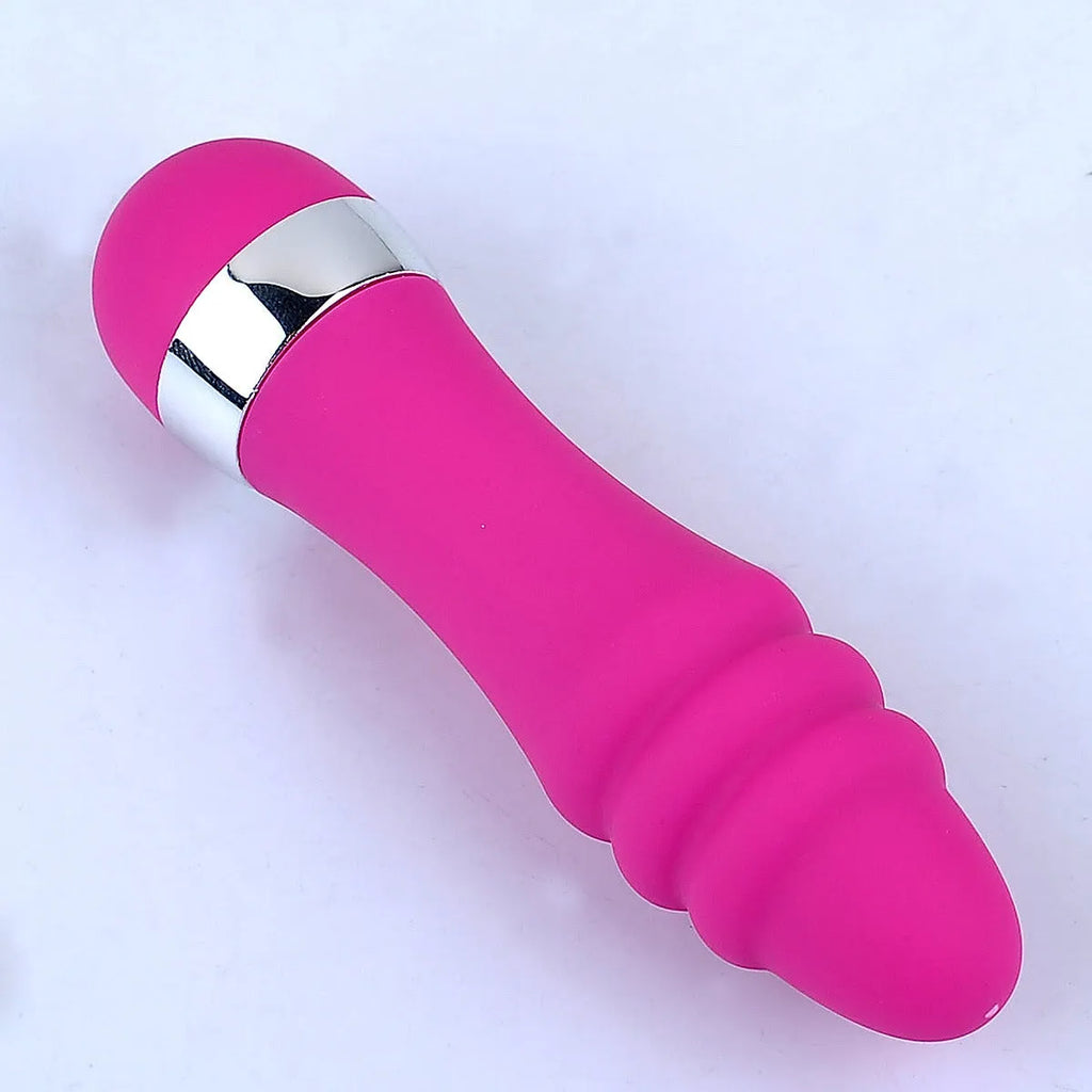 Realistic dildo vibrator with G-spot wand and anal beads, electric sex toy in nude colour