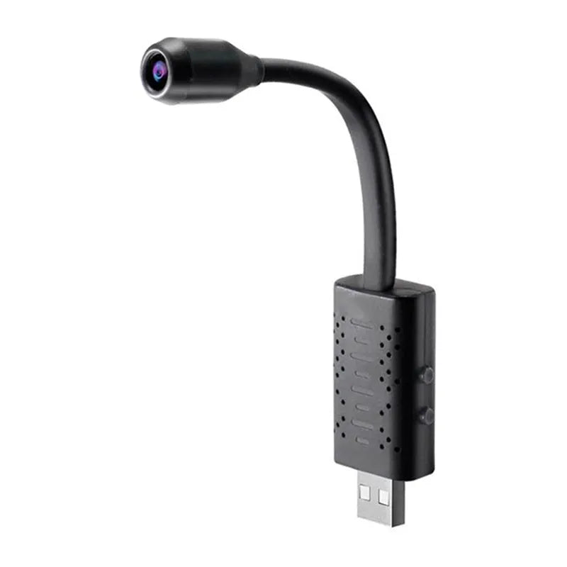 U21 wireless security camera with small portable USB monitor on a table