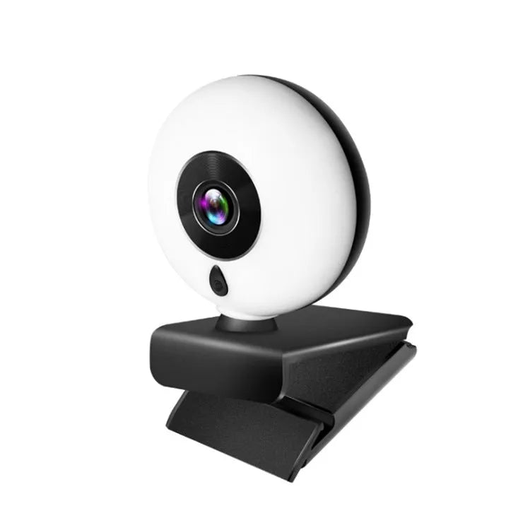 Black 2K HD USB webcam for PC, drive-free, 12mm focal length, 10m effective distance, 12*10*8 size