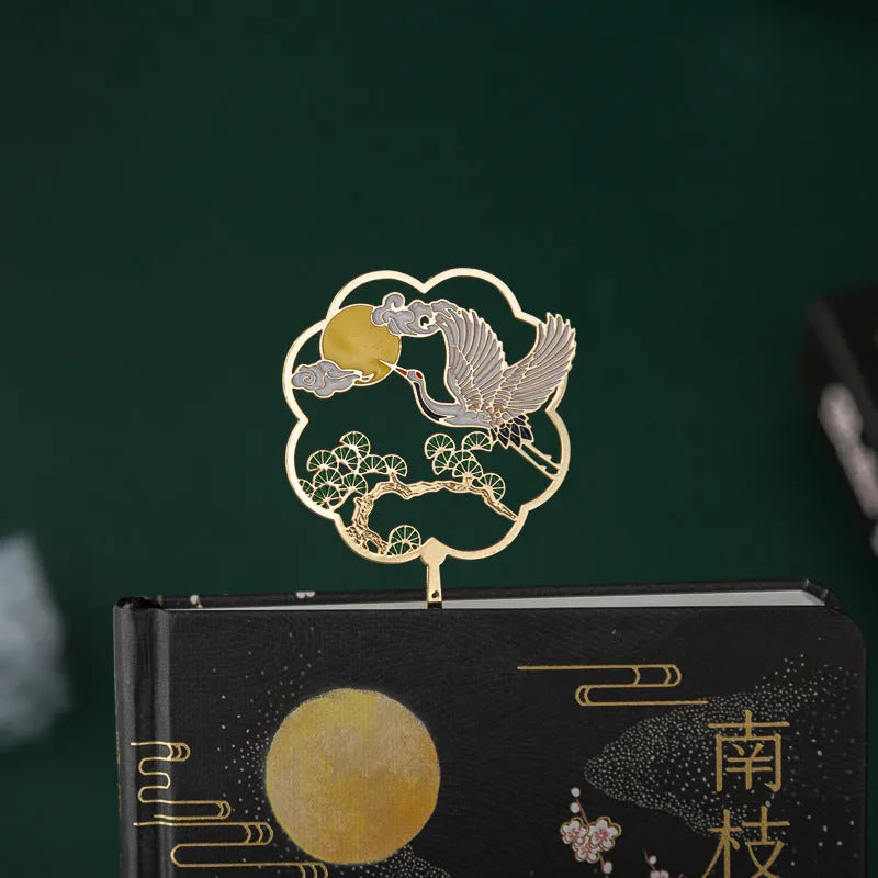 Chinese style feather pen set with metal shell, 36 pens in four colours, pen sheath, and Jianhegui notebook