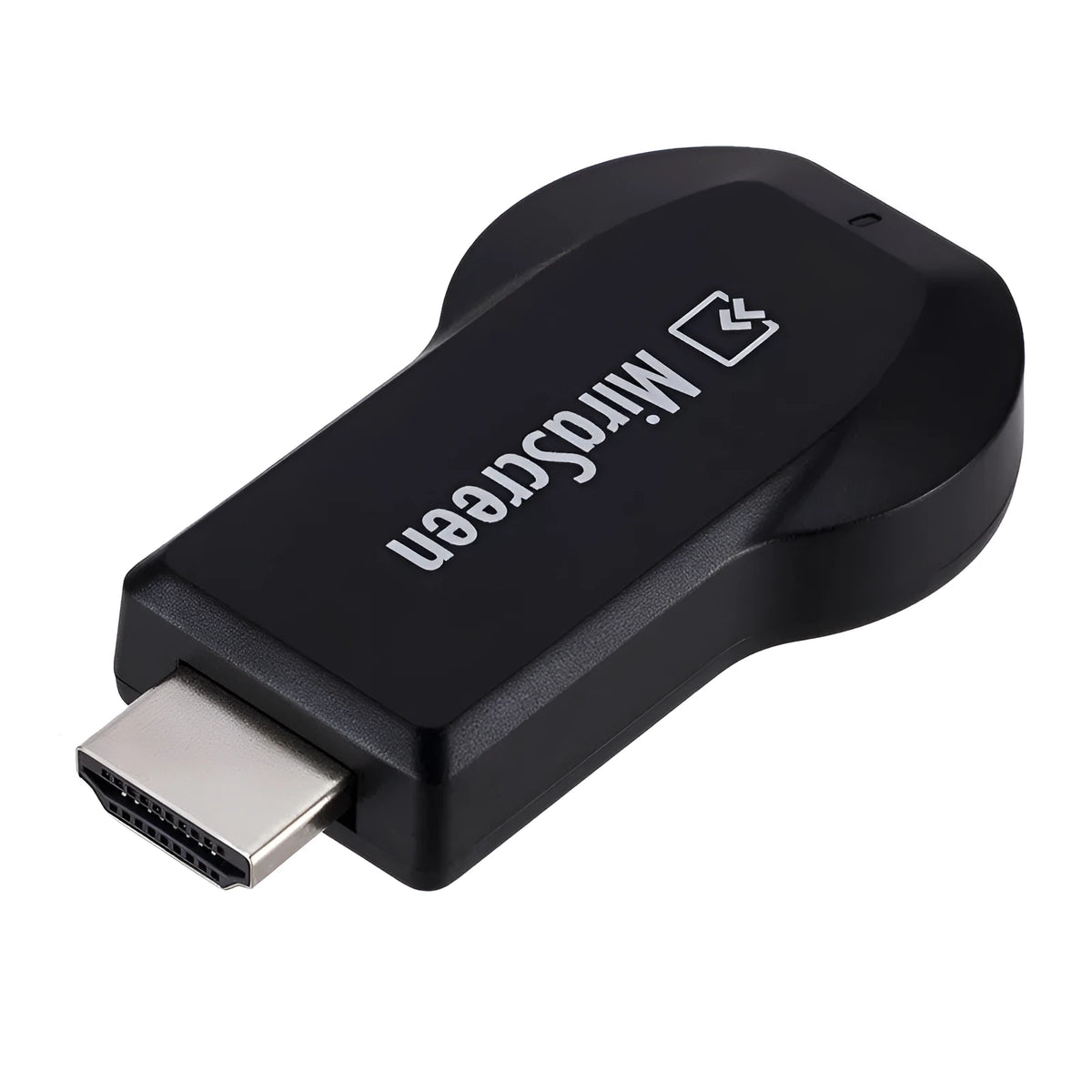 Mirascreen 2.4G WiFi Push Treasure HDMI adapter card in black with HDMI interface