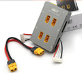 Grey Astor parallel charging board for electric toy aircraft batteries