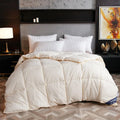 180x220cm goose down winter duvet in six colour options with twill weave fabric