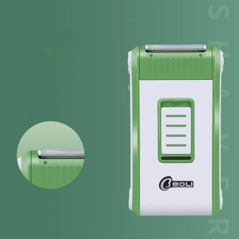 Reciprocating double-layer net electric shaver L2 with ABS plastic body and charging cable