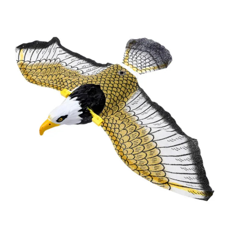 Plastic hanging eagle cat interactive toy with rotating teaser design in 25cm and 43cm lengths