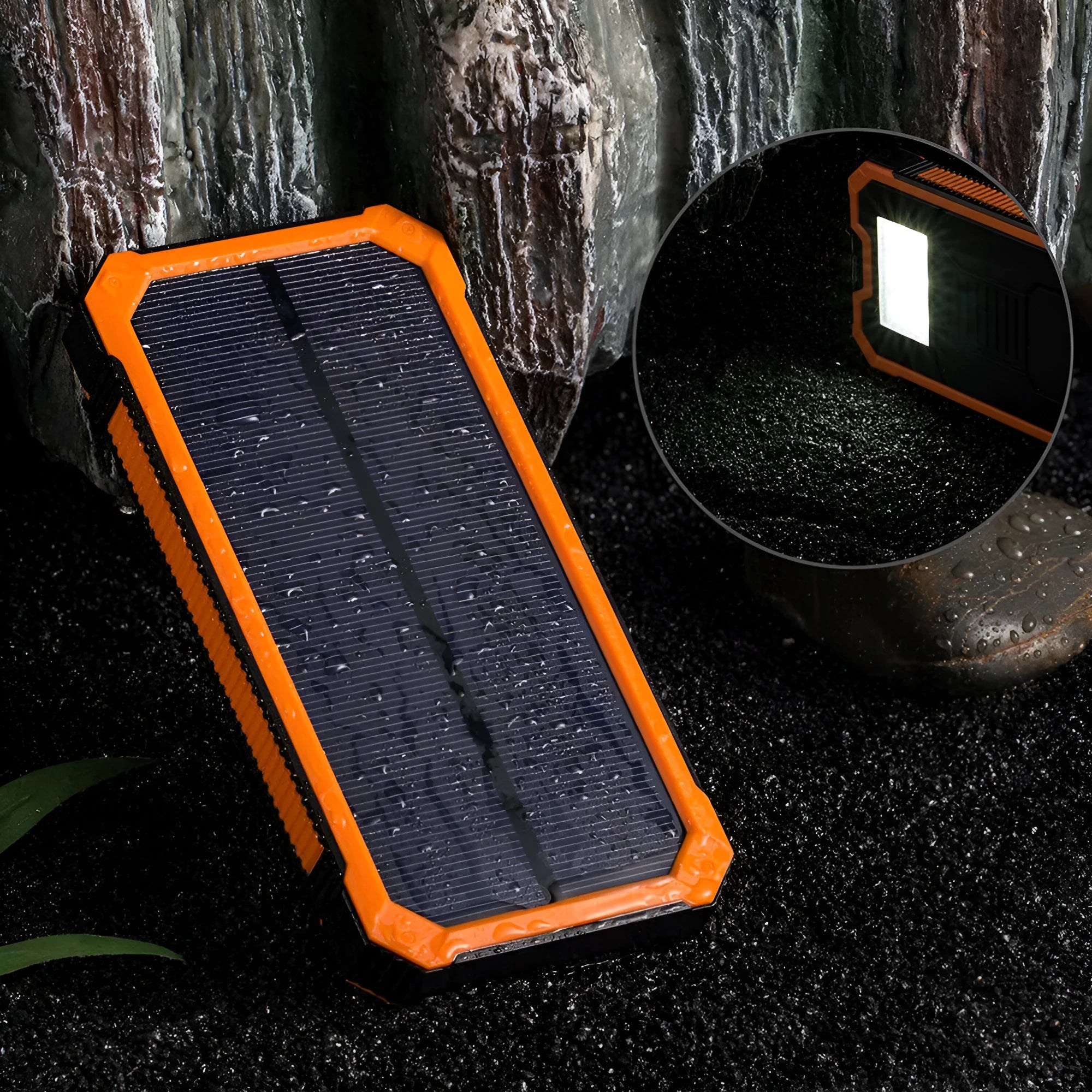 20000mAh solar power bank with three-proof construction in multiple colour options