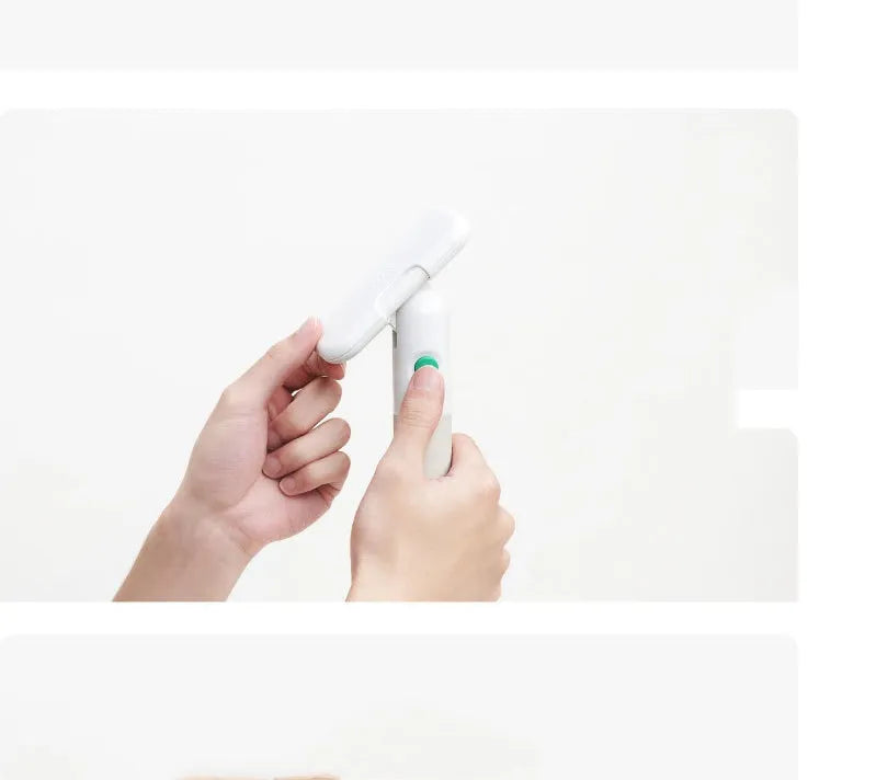 Pet comb brush for cats and dogs, five modes, smooth teeth, ABS body, PP roller, 179×102×54mm