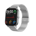 Smart bracelet with 1.54-inch screen showing heart rate, ECG, blood pressure, and blood oxygen readings
