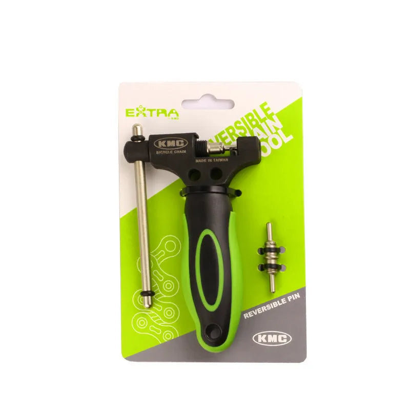 Green steel bicycle chain cutter with double shaft device for type 0 chains