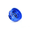 Blue aluminium alloy bicycle wrench for 12-speed direct mount disc removal