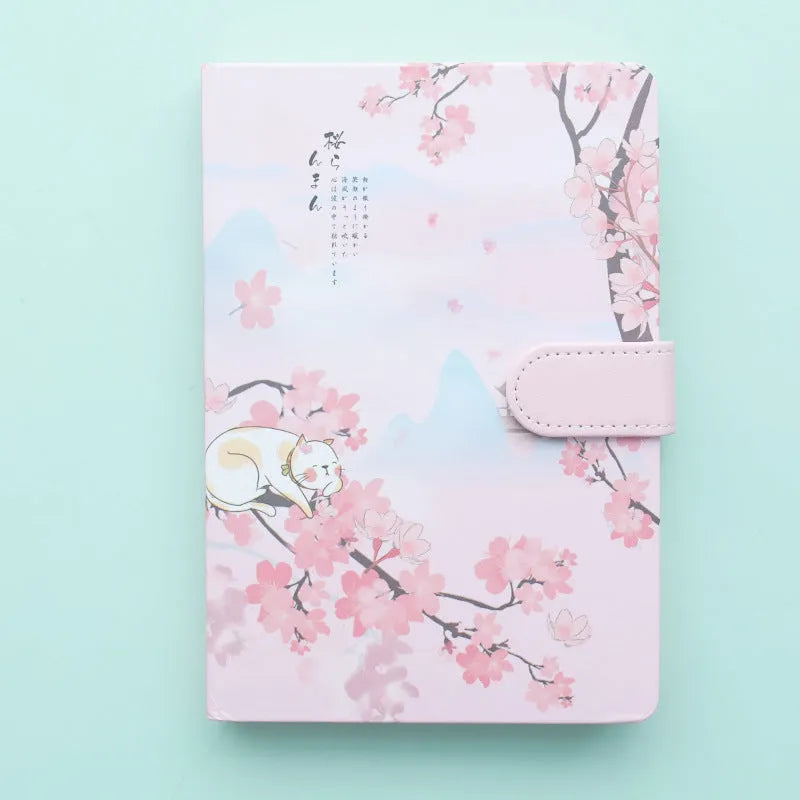 A5 hardback notebook with heart pattern design in 12.8x18.5cm size