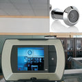 Digital door peephole with indoor LCD monitor and outdoor wireless camera unit