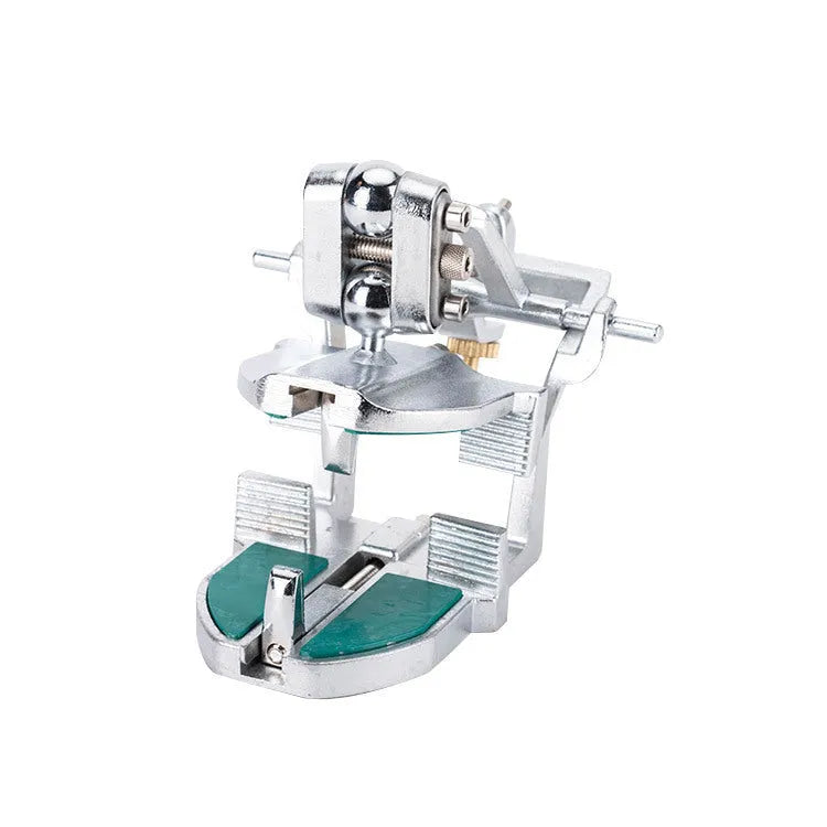 Korean dental articulator with three adjustable settings for jaw simulation and bite registration