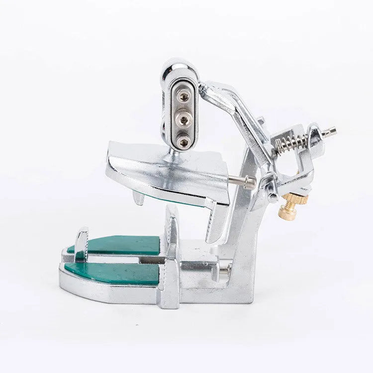 Korean dental articulator with three adjustable settings for jaw simulation and bite registration