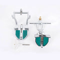 Korean dental articulator with three adjustable settings for jaw simulation and bite registration