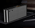 Portable Bluetooth speaker with dual speakers, USB and radio, 170mm x 67mm x 33mm, Black or Golden