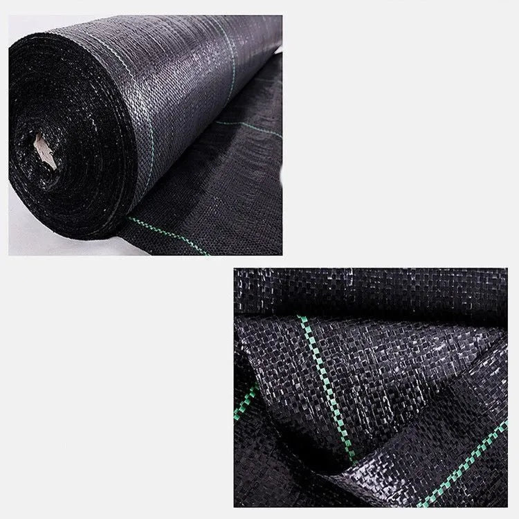 Black polyethylene composite woven grass cloth for farmland and greenhouse weed control in various sizes