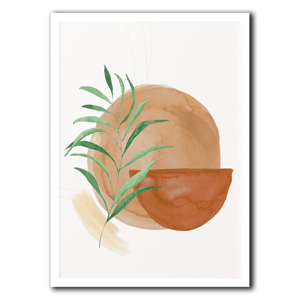 Bohemian patterned canvas wall art print on waterproof material in multiple size options.