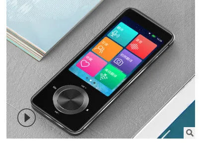 M9 Translator device in gold or silver grey with compact plastic design for speech and photo translation
