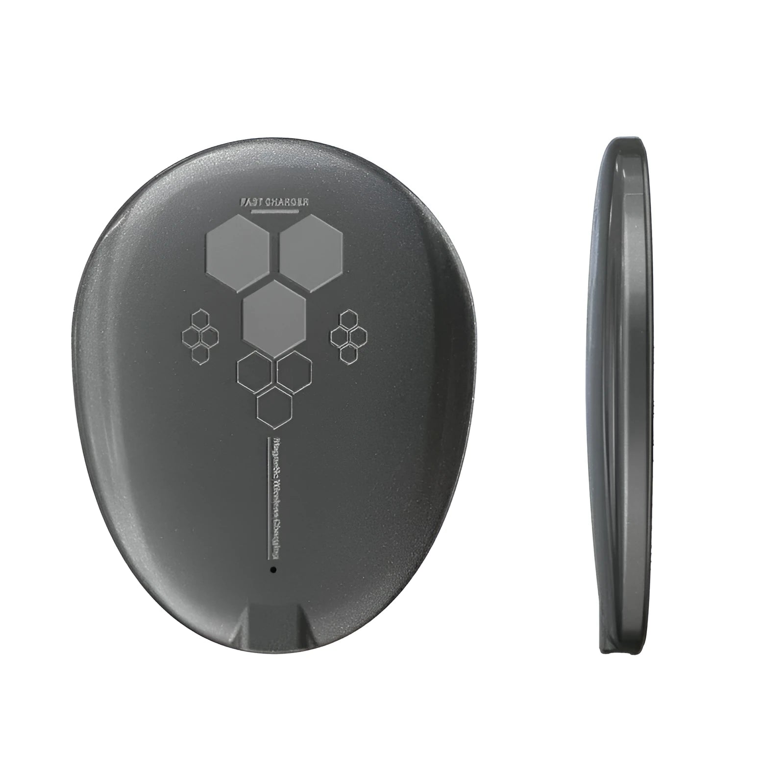 Black C01 magnetic wireless charger with TYPE-C interface for electronic devices