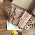 Women's tote shoulder bag with horizontal square shape, soft handle, hook closure, zipper pocket, and polyester lining in green.