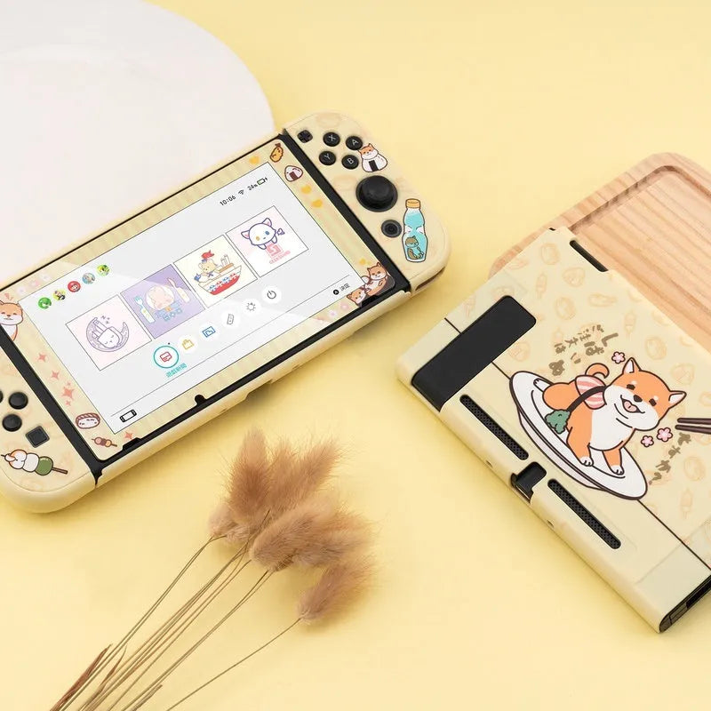 Sea Otter silicone protective case with PC hard cover for Nintendo Switch Lite console