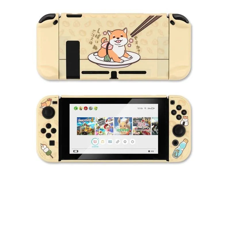 Sea Otter silicone protective case with PC hard cover for Nintendo Switch Lite console