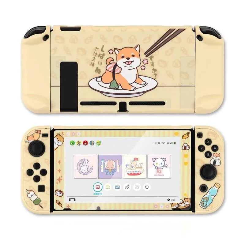 Sea Otter silicone protective case with PC hard cover for Nintendo Switch Lite console