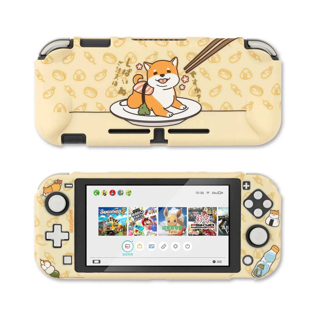 Sea Otter silicone protective case with PC hard cover for Nintendo Switch Lite console