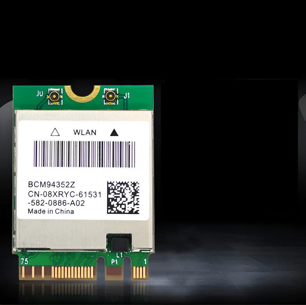 WTXUP BCM94352Z green 1200Mbps dual band WiFi card with Bluetooth 4.0 and NGFF M2 interface, 30mm x 22mm