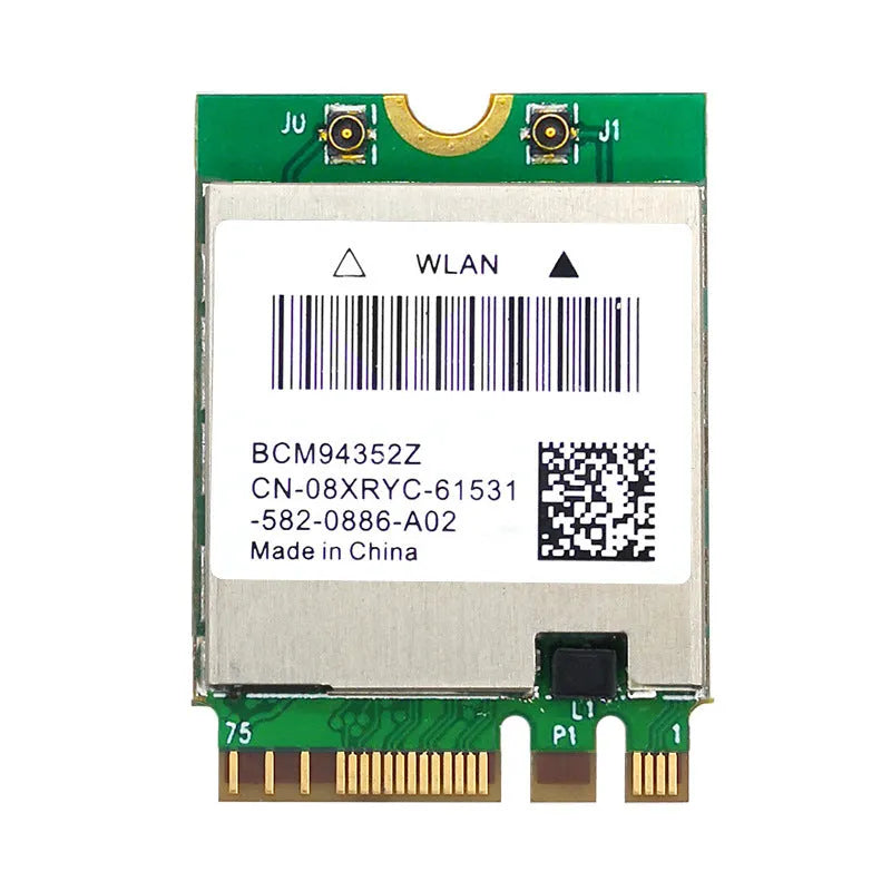 WTXUP BCM94352Z green 1200Mbps dual band WiFi card with Bluetooth 4.0 and NGFF M2 interface, 30mm x 22mm